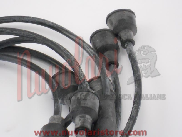 SERIE CAVI CANDELE VERDI FIAT 850 / SPARK PLUGS CABLES -0