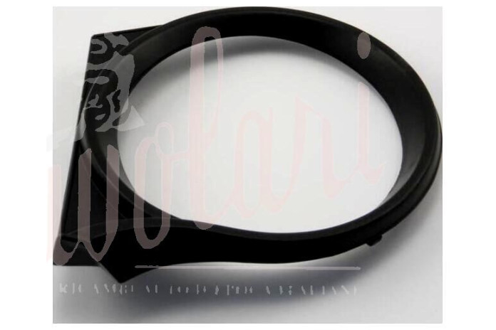 CORNICE FARO ANTERIORE PLASTICA NERA INCASTRO