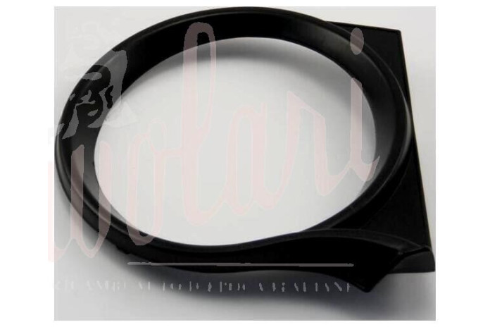CORNICE FARO ANTERIORE PLASTICA NERA INCASTRO