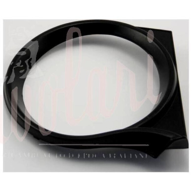 CORNICE FARO ANTERIORE PLASTICA NERA INCASTRO